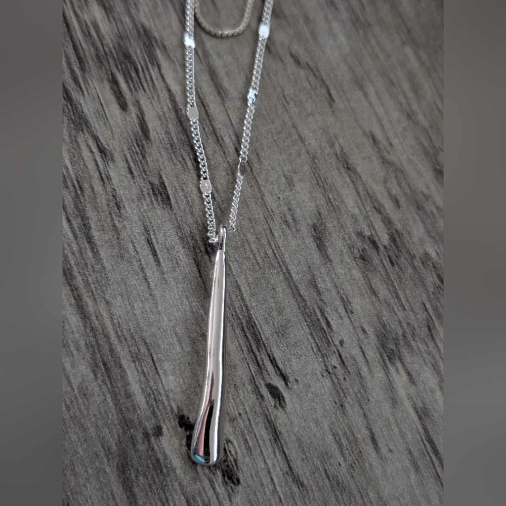 Jenny Bird Double Strand Leans Pendant necklace